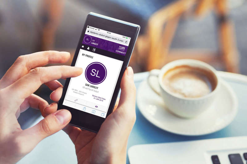 UKSBS Connect on mobile and working flexibly