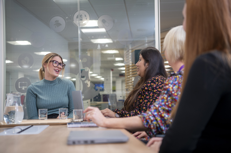 Interview in meeting